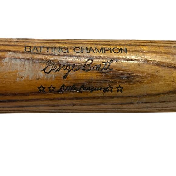 Vtg Louisville Slugger 225LL George Brett 28" Youth Little League Wood Bat - Picture 4 of 6